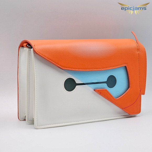 Loungefly Disney Big Hero 6 Baymax Suit Split Crossbody Bag New - Picture 1 of 7